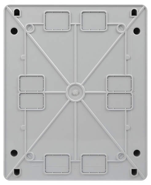 Корпус пластиковый навесной ЩРН-П-18 IP41 белый COMFORT