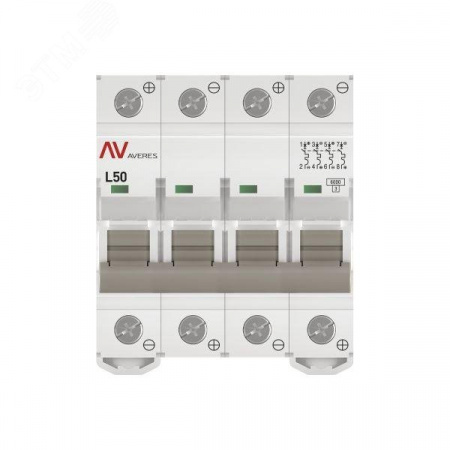 Выключатель автоматический AV-6 DC 4P 50A (L) 6kA EKF AVERES