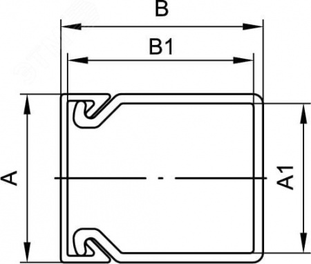 Кабель-канал 25x30 черный TA-EN W IN-Liner