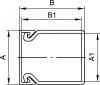 Кабель-канал 25x30 черный TA-EN W IN-Liner