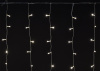 LIGHTING Гирлянда занавес 2х2м 240 светодиодов теплый белый свет IP44 прозрачный шнур 3м 230В транзит IEK