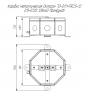 Коробка металлическая огнестойкая Октагон 70-0101-FR2.5-12 Е15-Е120 RAL2004 130х130х63 (9 шт/кор)
