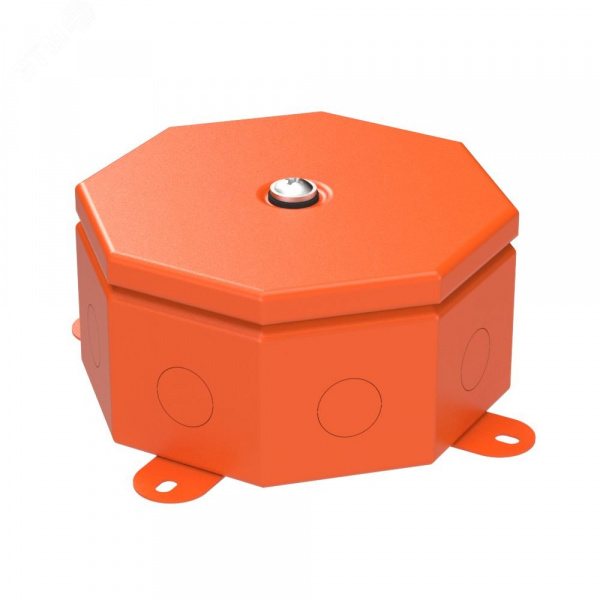 Коробка металлическая огнестойкая Октагон 70-0101-FR2.5-12 Е15-Е120 RAL2004 130х130х63 (9 шт/кор)