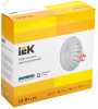 Светильник светодиодный ДПБ 2006 18Вт IP20 4000К круг белый IEK