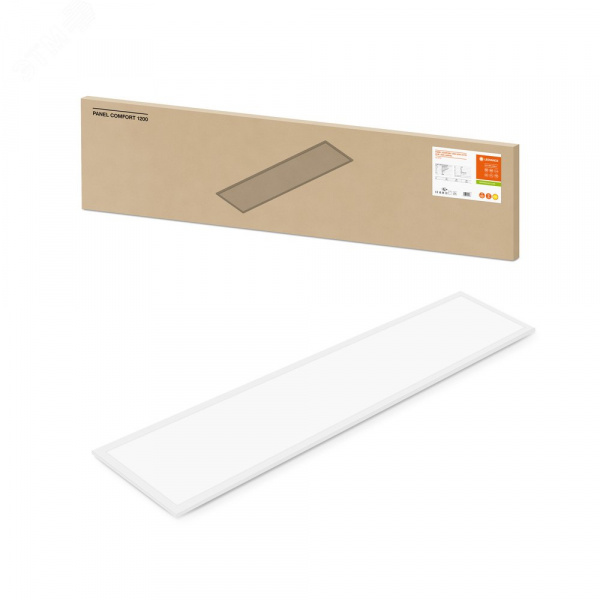 Панель светодиодная ДВО-28/25/22Вт 1200х600х80 IP40/IP20 UGR<19 белый Comfort