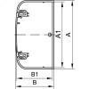 Кабель-канал алюминиевый 110x50 с крышкой белый