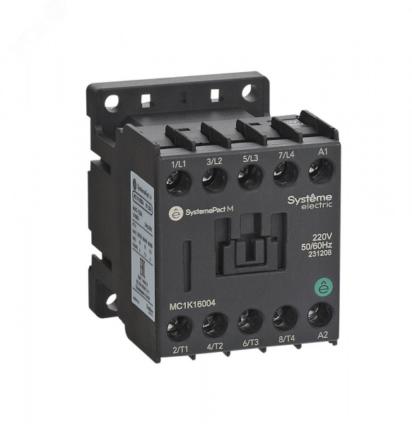 Контактор MC1K 4P(4НО) 16A AC230V 50/60Hz