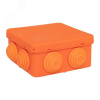 Коробка огнестойкая E45 85х85х40мм с клеммниками 4 полюса 0,5-4мм2 IP55 HF EKF
