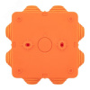 Коробка огнестойкая E45 85х85х40мм с клеммниками 4 полюса 0,5-4мм2 IP55 HF EKF