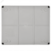 Коробка КМ41278 распаячная для открытой проводки 240х195х165мм IP55 RAL7035 прозрачный красный кабельные вводы