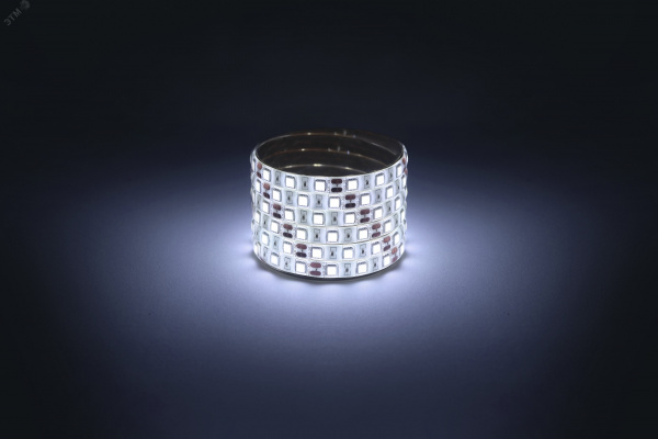 Лента светодиодная 14,4Вт/м 12В 6500К IP65 60LED/м LS5050-14,4-60-12-6500K-IP65-1 year-5m