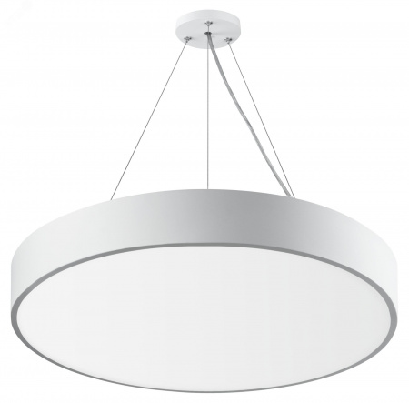 Светильник LED Geometria Ring SPO-132-W-40K-088 88Вт 4000К 6000Лм IP40 800*80 белый подвесной драйвер внутри