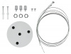 Светильник LED Geometria Ring SPO-132-W-40K-088 88Вт 4000К 6000Лм IP40 800*80 белый подвесной драйвер внутри